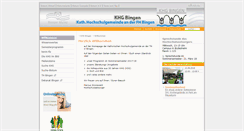 Desktop Screenshot of ksg.bingen.bistummainz.de