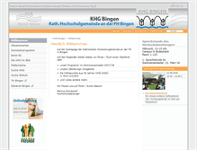 Tablet Screenshot of ksg.bingen.bistummainz.de