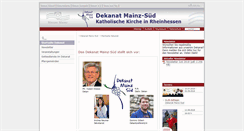 Desktop Screenshot of kath-dekanat-mainz-sued.bistummainz.de