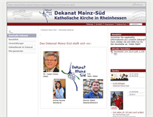 Tablet Screenshot of kath-dekanat-mainz-sued.bistummainz.de